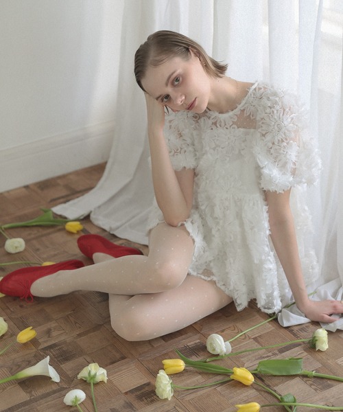 フラワードットシアーブラウス（シャツ/ブラウス）｜MERAKI