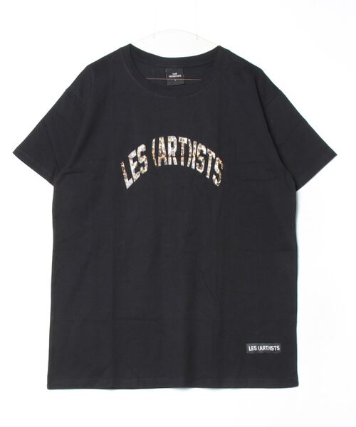 LES (ART)ISTS(レスアーティスト)の「LES(ART)ISTS/レスアーティスト/T-LEOPARD(Tシャツ/カットソー・メンズ・アイボリー/ブラック・M/L)」の2枚目の写真