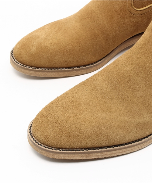 Lui's（ルイス）の「Lui's(ルイス) サイドZIPスウェードブーツ（ブーツ・メンズ・キャメル/ブラック・43/41/42）」の6枚目の写真