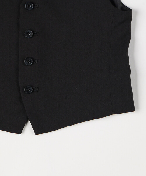 COMME CA ISM（コムサイズム）の「【セットアップ対応】フォーマル ベスト（スーツベスト・キッズ・ブラック・110cm/120cm/130cm）」の5枚目の写真