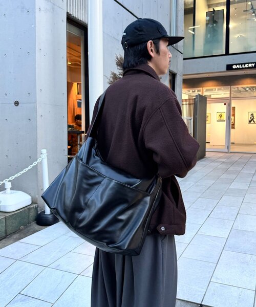 【大容量】フェイクレザーショルダーBAG（ショルダーバッグ）｜CIAOPANIC（チャオパニック）