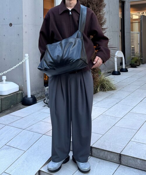 【大容量】フェイクレザーショルダーBAG（ショルダーバッグ）｜CIAOPANIC（チャオパニック）