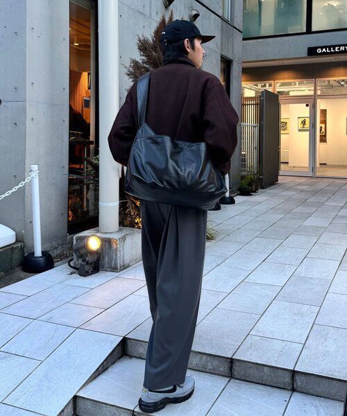 【大容量】フェイクレザーショルダーBAG（ショルダーバッグ）｜CIAOPANIC（チャオパニック）