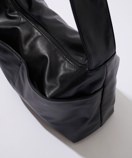 【大容量】フェイクレザーショルダーBAG（ショルダーバッグ）｜CIAOPANIC（チャオパニック）