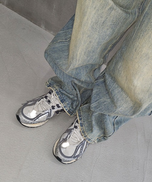 WESTBOY(ウエストボーイ)の「ルーズバギーウォッシュドデニムパンツ/ワイドデニムパンツ WO24W5PT02【WB ORIGINALS】(デニムパンツ・メンズ・ライトブルー・XL/M/L/S)」の17枚目の写真