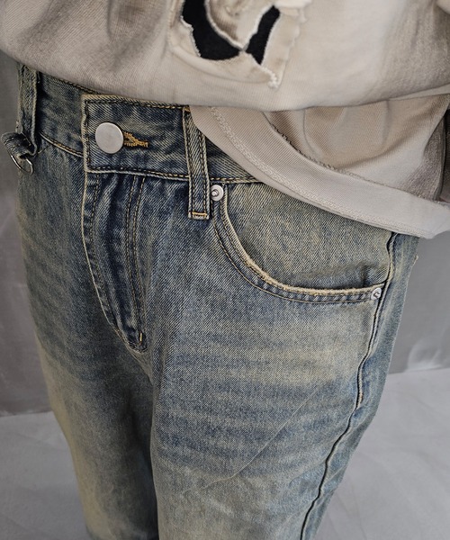 WESTBOY(ウエストボーイ)の「ルーズバギーウォッシュドデニムパンツ/ワイドデニムパンツ WO24W5PT02【WB ORIGINALS】(デニムパンツ・メンズ・ライトブルー・XL/M/L/S)」の19枚目の写真