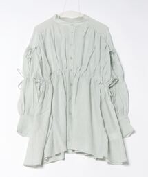 STYLEBLOCK | 楊柳リボンギャザーブラウス(シャツ/ブラウス)