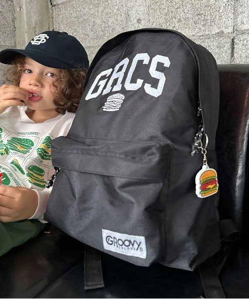 GROOVY COLORS（グルービーカラーズ）の「GROOVY Daypack（バックパック/リュック・キッズ・ブラック・F）」の6枚目の写真