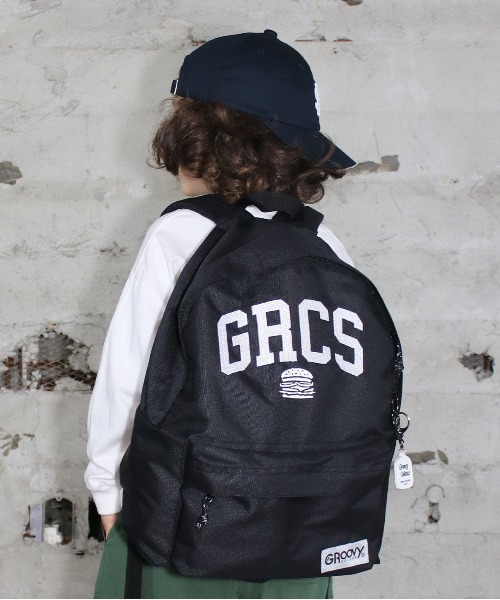 GROOVY COLORS（グルービーカラーズ）の「GROOVY Daypack（バックパック/リュック・キッズ・ブラック・F）」の9枚目の写真