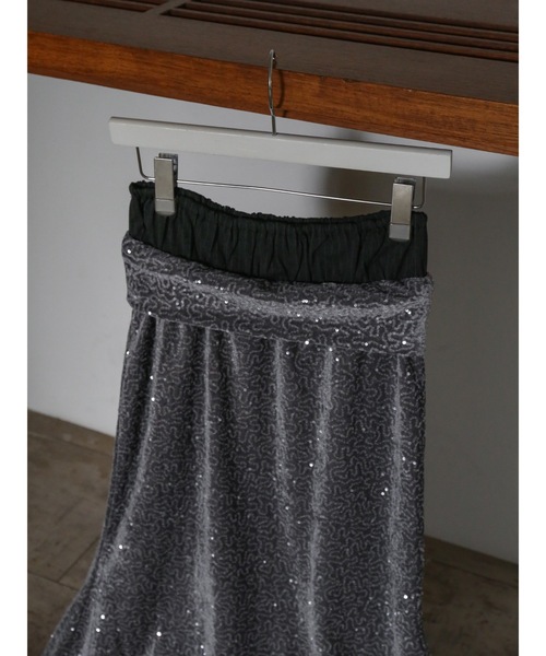 Katrin TOKYO(カトリーントーキョー)の「2way spangle flare skirt(スカート・レディース・グレー/ベージュ・XS/FREE)」の18枚目の写真