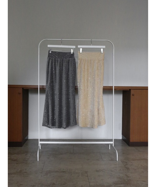 Katrin TOKYO(カトリーントーキョー)の「2way spangle flare skirt(スカート・レディース・グレー/ベージュ・XS/FREE)」の11枚目の写真