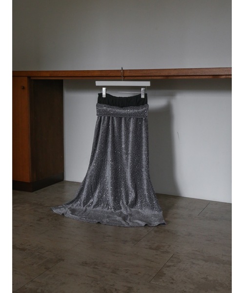 Katrin TOKYO(カトリーントーキョー)の「2way spangle flare skirt(スカート・レディース・グレー/ベージュ・XS/FREE)」の15枚目の写真