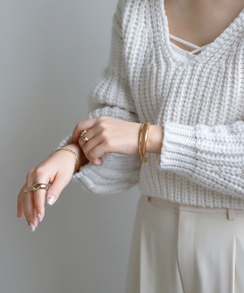 ANEMONE（アネモネ）の「メタルラインバングル（バングル/リストバンド・レディース・ゴールド/シルバー・FREE）」の8枚目の写真