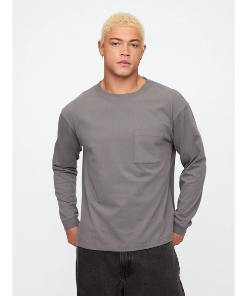 セール】ヴィンテージソフト ボクシー ポケットTシャツ（長袖）（T