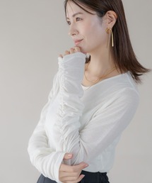 シャーリングスリーブプルオーバー/286641