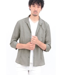 HIGH STREET∴COOLトロピカルショートウイング7分袖シャツ