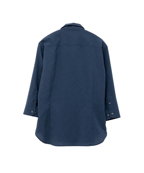 HIGH STREET（ハイストリート）の「HIGH STREET∴COOLトロピカルショートウイング７分袖シャツ（シャツ/ブラウス・メンズ・ホワイト/ネイビー/ブルー系2/グレー系その他・M/L/S/LL）」の11枚目の写真