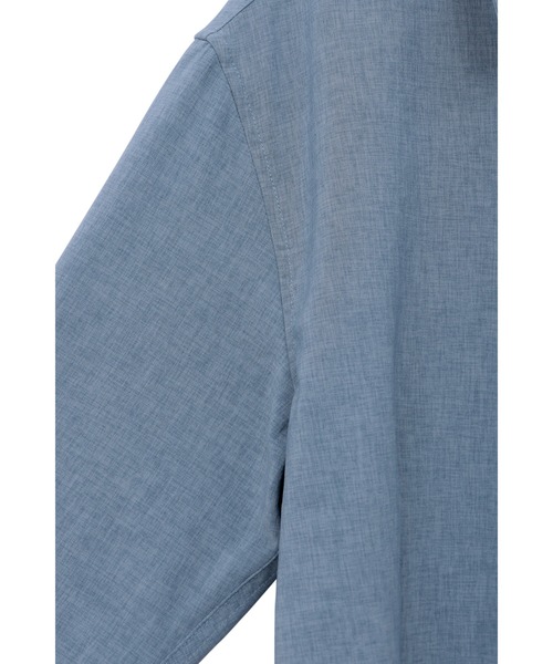HIGH STREET（ハイストリート）の「HIGH STREET∴COOLトロピカルショートウイング７分袖シャツ（シャツ/ブラウス・メンズ・ホワイト/ネイビー/ブルー系2/グレー系その他・M/L/S/LL）」の7枚目の写真