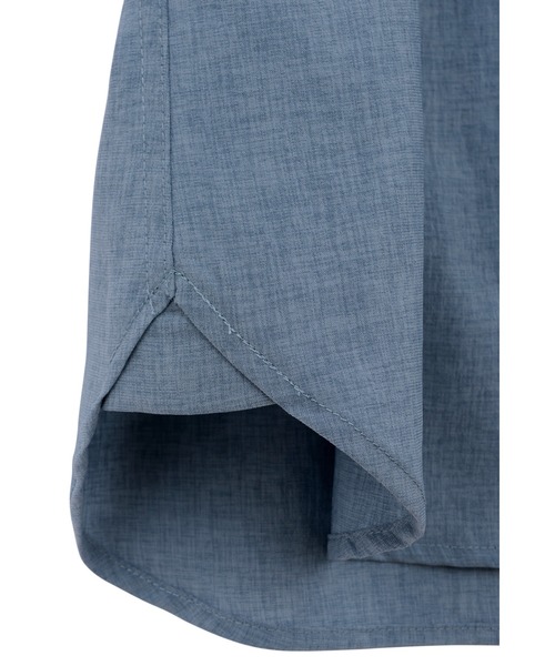 HIGH STREET（ハイストリート）の「HIGH STREET∴COOLトロピカルショートウイング７分袖シャツ（シャツ/ブラウス・メンズ・ホワイト/ネイビー/ブルー系2/グレー系その他・M/L/S/LL）」の9枚目の写真