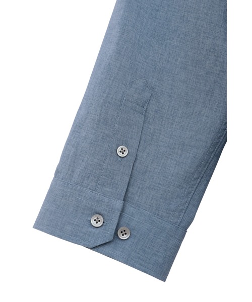 HIGH STREET（ハイストリート）の「HIGH STREET∴COOLトロピカルショートウイング７分袖シャツ（シャツ/ブラウス・メンズ・ホワイト/ネイビー/ブルー系2/グレー系その他・M/L/S/LL）」の8枚目の写真