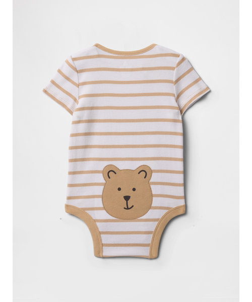 GAP（ギャップ）の「ブラナンベア ボディスーツ (ベビー)（ロンパース・キッズ・キャメル/ピンク/ブラック/オフホワイト/ホワイト/マルチ/ブルー/ミント・80ｃｍ/70cm/50cm/60cm）」の6枚目の写真