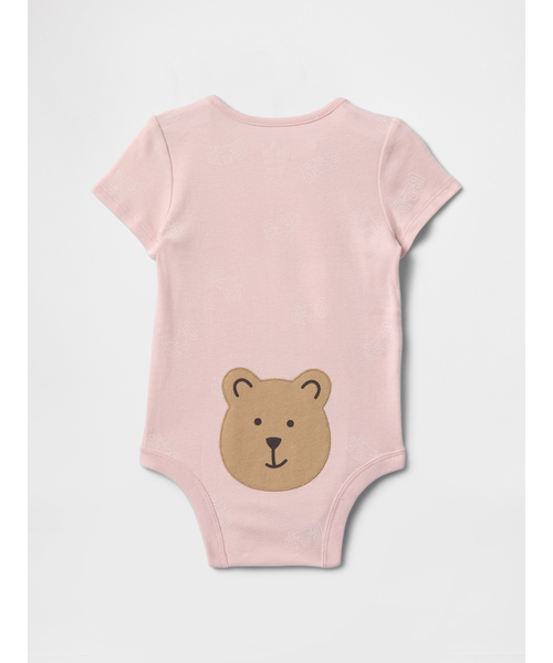 GAP（ギャップ）の「ブラナンベア ボディスーツ (ベビー)（ロンパース・キッズ・キャメル/ピンク/ブラック/オフホワイト/ホワイト/マルチ/ブルー/ミント・80ｃｍ/70cm/50cm/60cm）」の7枚目の写真