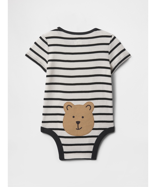 GAP（ギャップ）の「ブラナンベア ボディスーツ (ベビー)（ロンパース・キッズ・キャメル/ピンク/ブラック/オフホワイト/ホワイト/マルチ/ブルー/ミント・80ｃｍ/70cm/50cm/60cm）」の3枚目の写真