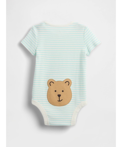 GAP（ギャップ）の「ブラナンベア ボディスーツ (ベビー)（ロンパース・キッズ・キャメル/ピンク/ブラック/オフホワイト/ホワイト/マルチ/ブルー/ミント・80ｃｍ/70cm/50cm/60cm）」の4枚目の写真