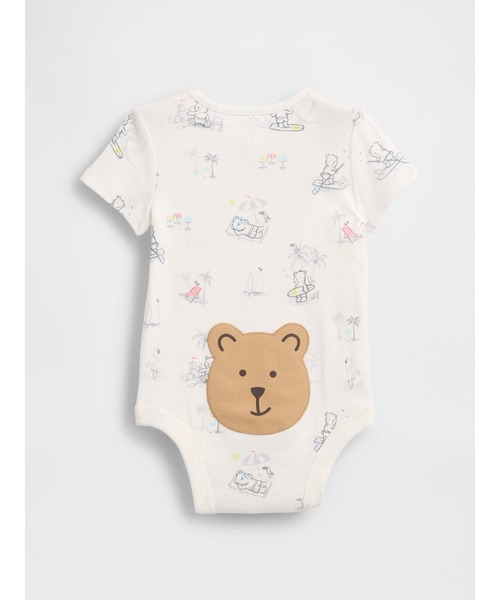 GAP（ギャップ）の「ブラナンベア ボディスーツ (ベビー)（ロンパース・キッズ・キャメル/ピンク/ブラック/オフホワイト/ホワイト/マルチ/ブルー/ミント・80ｃｍ/70cm/50cm/60cm）」の8枚目の写真