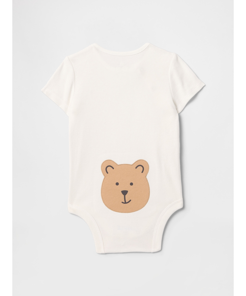GAP（ギャップ）の「ブラナンベア ボディスーツ (ベビー)（ロンパース・キッズ・キャメル/ピンク/ブラック/オフホワイト/ホワイト/マルチ/ブルー/ミント・80ｃｍ/70cm/50cm/60cm）」の15枚目の写真