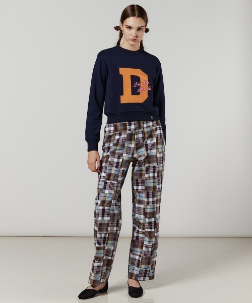 DOUBLE STANDARD CLOTHING(ダブルスタンダードクロージング)の「パッチワークチェックワイドパンツ(スラックス・レディース・レッド/ブルー・36/38)」の15枚目の写真