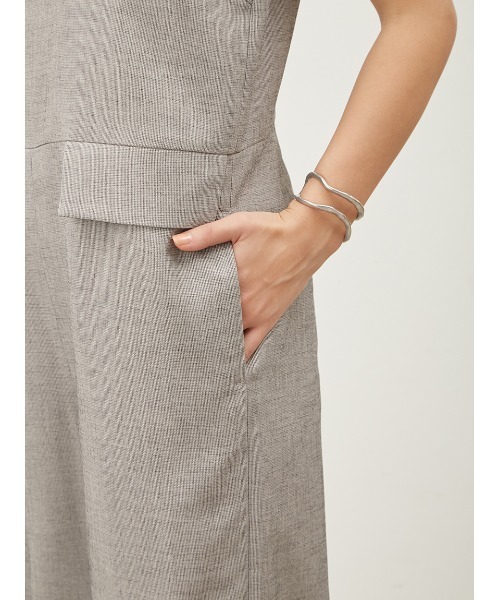 Mila Owen（ミラオーウェン）の「アメスリオールインワン（つなぎ/オールインワン・レディース・ブラック/グレー・0/1）」の9枚目の写真