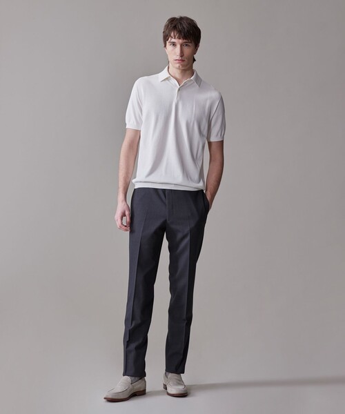 J.PRESS(ジェイプレス)の「【Peppin Merino Comfort】【ウォッシャブル可 / 折り目加工】プレーンウィーヴ スラックス / ノータック(スラックス・メンズ・ライトグレー系/グレー系・73/76/79/82/85/88/91/94)」の3枚目の写真