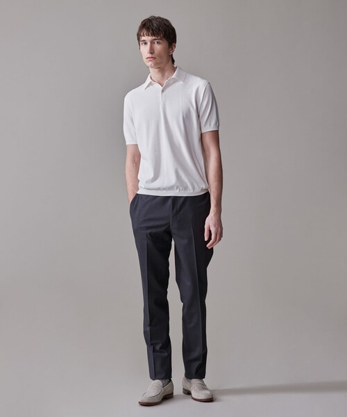 J.PRESS(ジェイプレス)の「【Peppin Merino Comfort】【ウォッシャブル可 / 折り目加工】プレーンウィーヴ スラックス / ノータック(スラックス・メンズ・ライトグレー系/グレー系・73/76/79/82/85/88/91/94)」の4枚目の写真