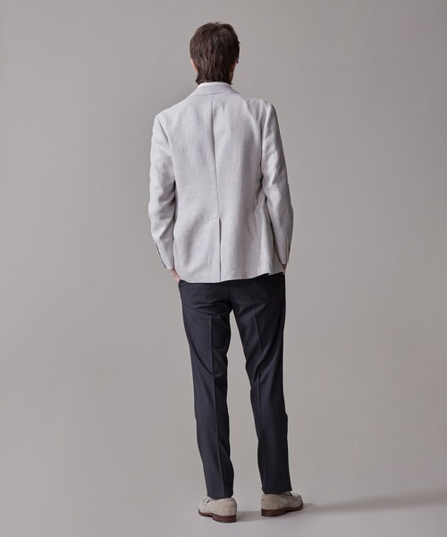 J.PRESS(ジェイプレス)の「【Peppin Merino Comfort】【ウォッシャブル可 / 折り目加工】プレーンウィーヴ スラックス / ノータック(スラックス・メンズ・ライトグレー系/グレー系・73/76/79/82/85/88/91/94)」の7枚目の写真