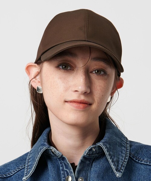 UNITED ARROWS（ユナイテッドアローズ）の「コットン バックリボン キャップ UV（キャップ・レディース・ブラック/オリーブ/ベージュ/ダークブラウン・FREE）」の21枚目の写真