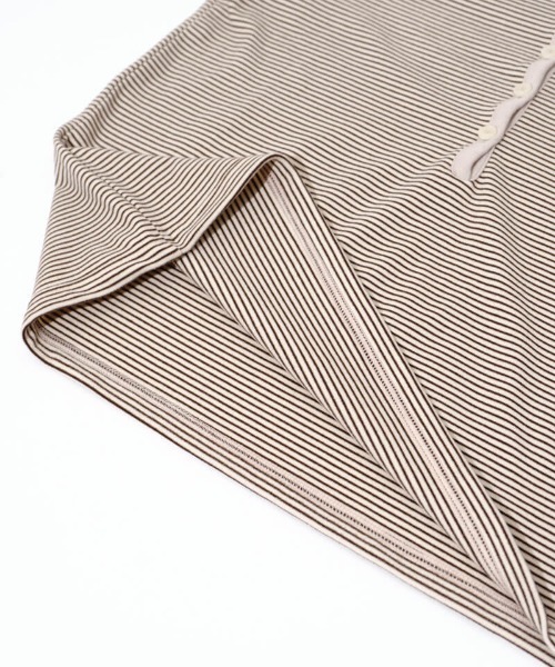 flower(フラワー)の「タイニーボーダートップ(Tシャツ/カットソー・レディース・ブラウン/ブラック・FREE)」の12枚目の写真