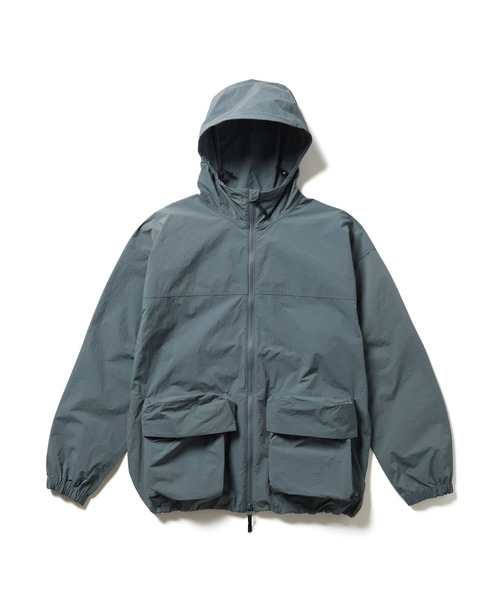 【春コーデ】Snow Peak フード付きジャケット M グレー 春コーデ】Snow Peak フード付きジャケット M グレー