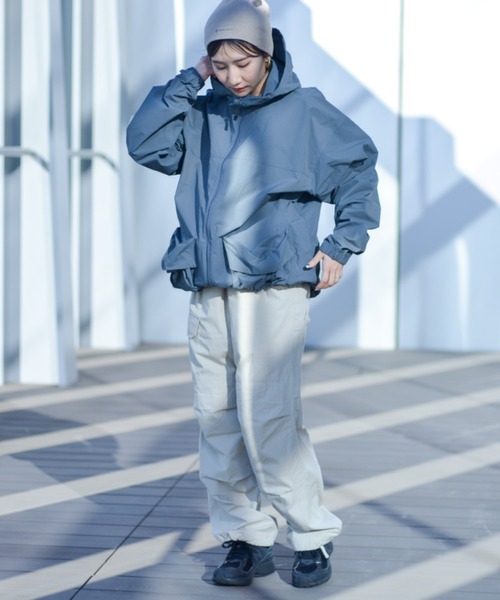 Snow Peak（スノーピーク）の「Nylon Tussah Jacket フードジャケット（その他アウター・メンズ・ブラック/グレー/ライトオリーブ・1/S/M/L/XL）」の21枚目の写真