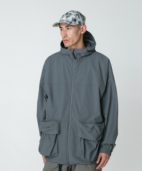 Snow Peak（スノーピーク）の「Nylon Tussah Jacket フードジャケット（その他アウター・メンズ・ブラック/グレー/ライトオリーブ・1/S/M/L/XL）」の22枚目の写真