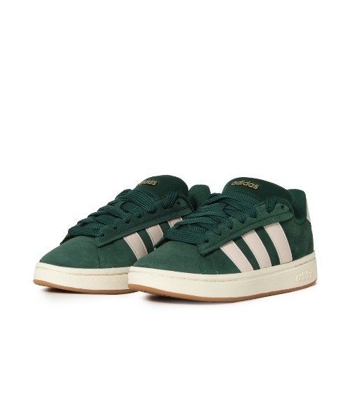 adidas(アディダス)の「【別注】アディダス adidas GRANDCOURT ALPHA 00s グランドコートアルファ 限定コラボ(スニーカー・レディース・グリーン・23.5cm/24.5cm/25.5cm/23.0cm/24.0cm/25.0cm/26.0cm)」の4枚目の写真