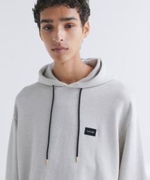 CULLNI(Nj)Glitter Yarn Embroidery Patch Hoodie(p[J[)