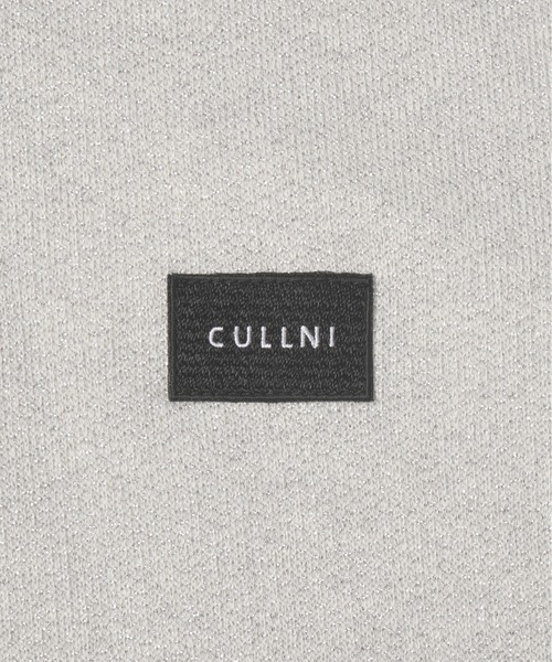 CULLNI（クルニ）の「Glitter Yarn Embroidery Patch Hoodie（パーカー・メンズ・オフホワイト/グレー・1/2/0）」の8枚目の写真
