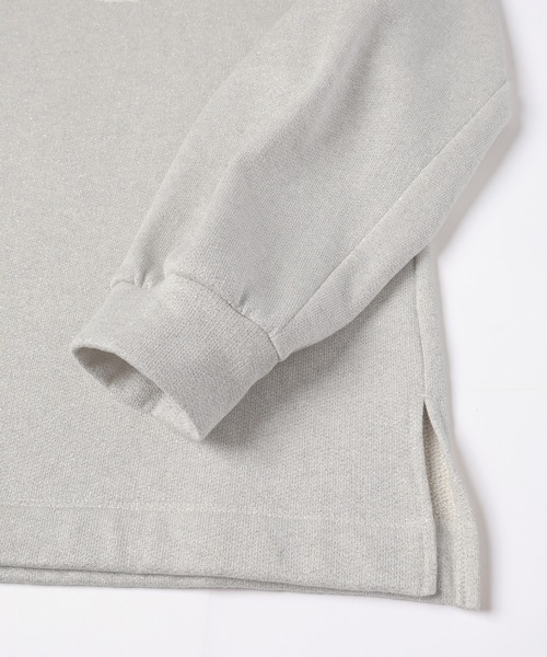 CULLNI（クルニ）の「Glitter Yarn Embroidery Patch Hoodie（パーカー・メンズ・オフホワイト/グレー・1/2/0）」の9枚目の写真