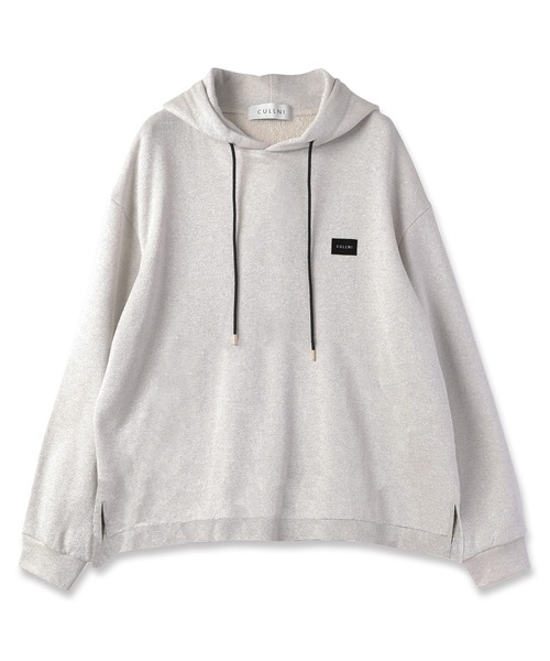セール】Glitter Yarn Embroidery Patch Hoodie（パーカー