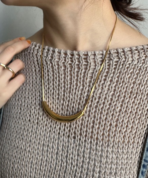 DouDou(ドゥドゥ)の「スマイリーネック(ネックレス・レディース・シルバー/ゴールド・FREE)」の8枚目の写真