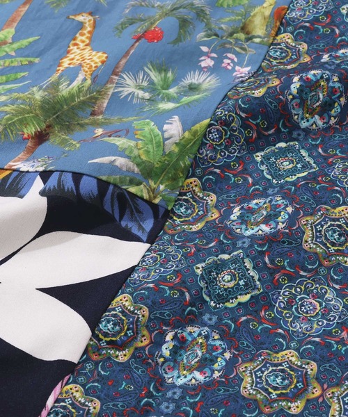 KRIFF MAYER(クリフメイヤー)の「ツギハギアロハシャツ(シャツ/ブラウス・メンズ・ブラック/オフホワイト/ネイビー・MEDIUM/LARGE/X-LARGE)」の10枚目の写真