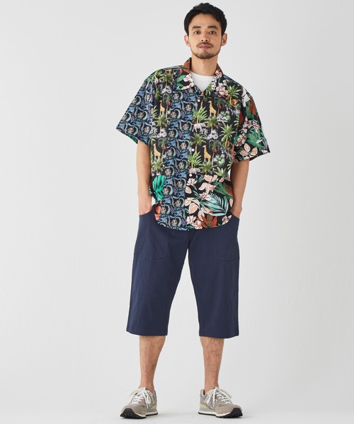 KRIFF MAYER(クリフメイヤー)の「ツギハギアロハシャツ(シャツ/ブラウス・メンズ・ブラック/オフホワイト/ネイビー・MEDIUM/LARGE/X-LARGE)」の16枚目の写真