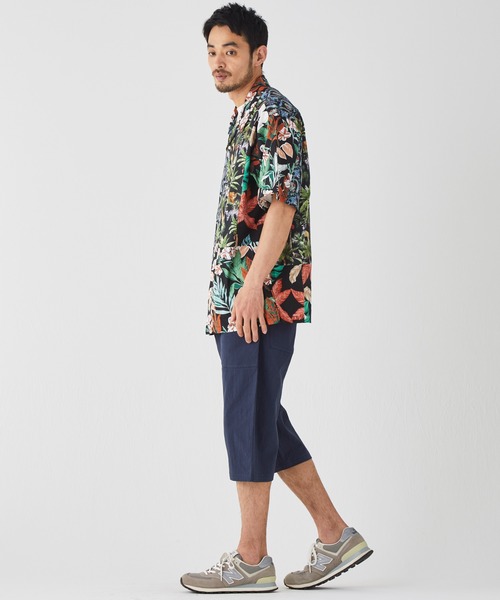 KRIFF MAYER(クリフメイヤー)の「ツギハギアロハシャツ(シャツ/ブラウス・メンズ・ブラック/オフホワイト/ネイビー・MEDIUM/LARGE/X-LARGE)」の17枚目の写真