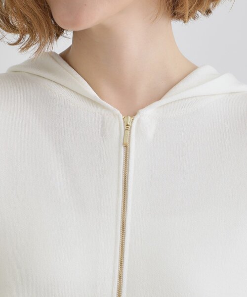 grove（グローブ）の「【抗ピル】ニットフードパーカ（パーカー・レディース・オフホワイト/ライトグレー・02/03/01/05/04）」の19枚目の写真